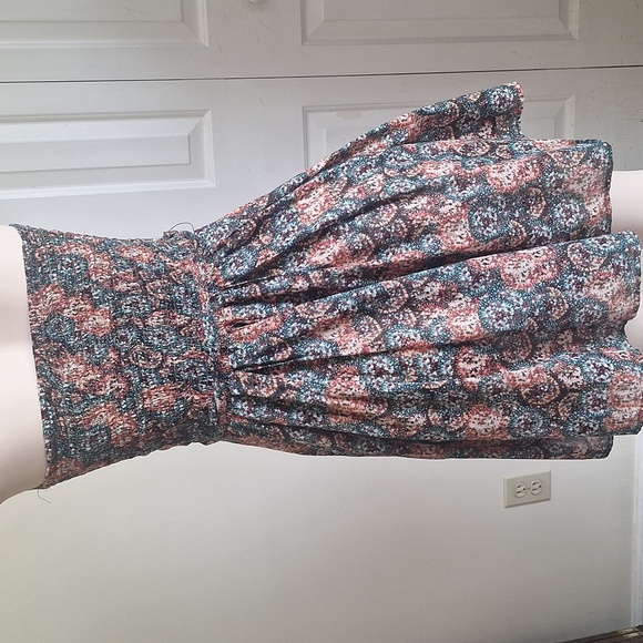 AmericanRag Floral Strapless Dress, Size Small 100% Cotton - Picture 5 of 8